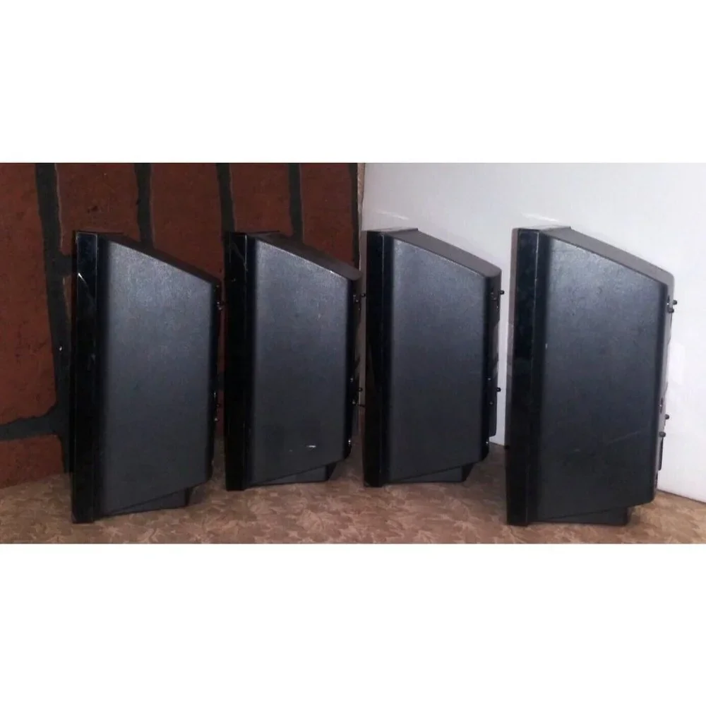 Sony Speakers SS-TS102 Set of 4 Black Untested. No cable. FOR PARTS ONLY